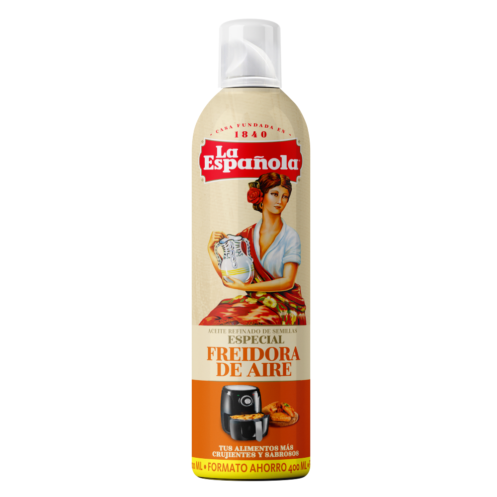 Aceite La Española en Spray Especial Freidora de Aire — 400ml