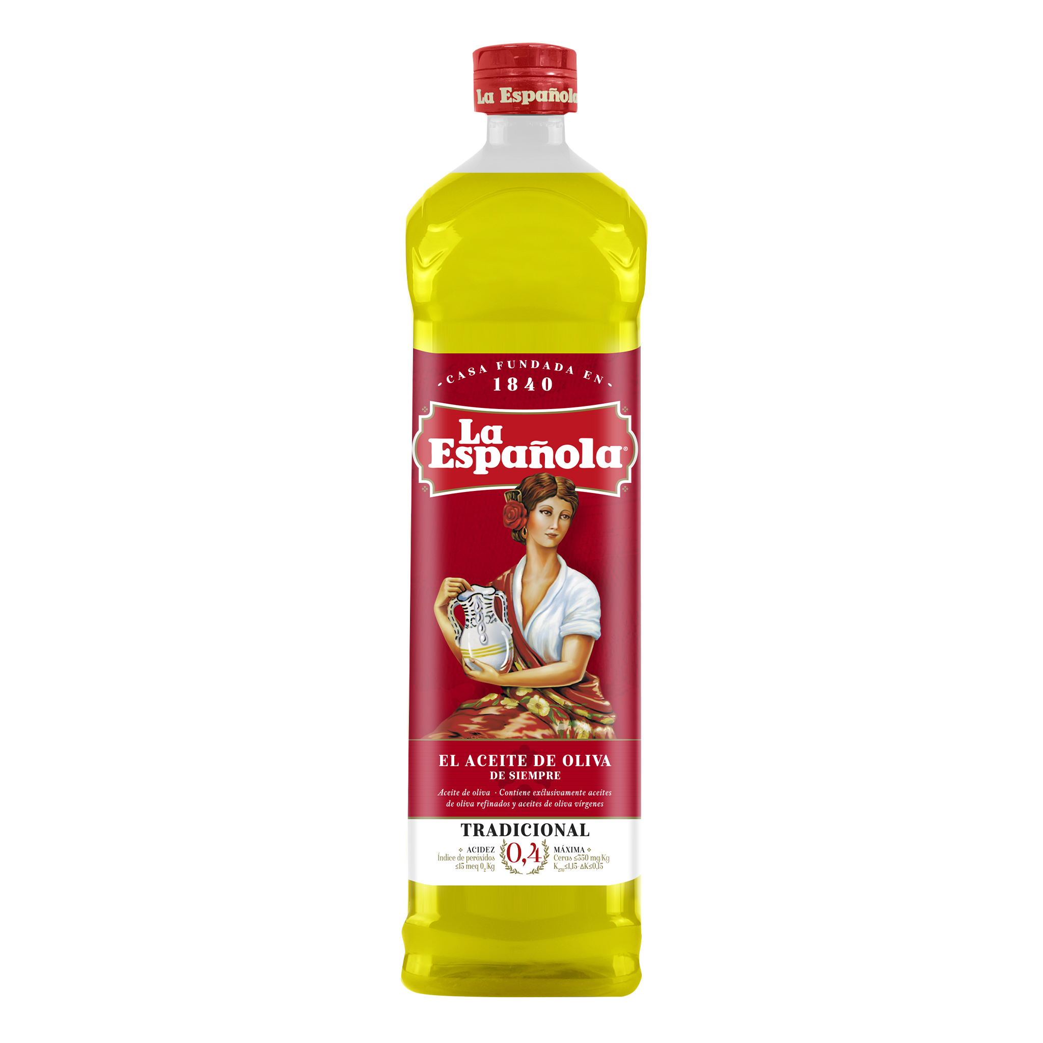 Aceite de Oliva Suave 0,4 La Española — Botella 1L