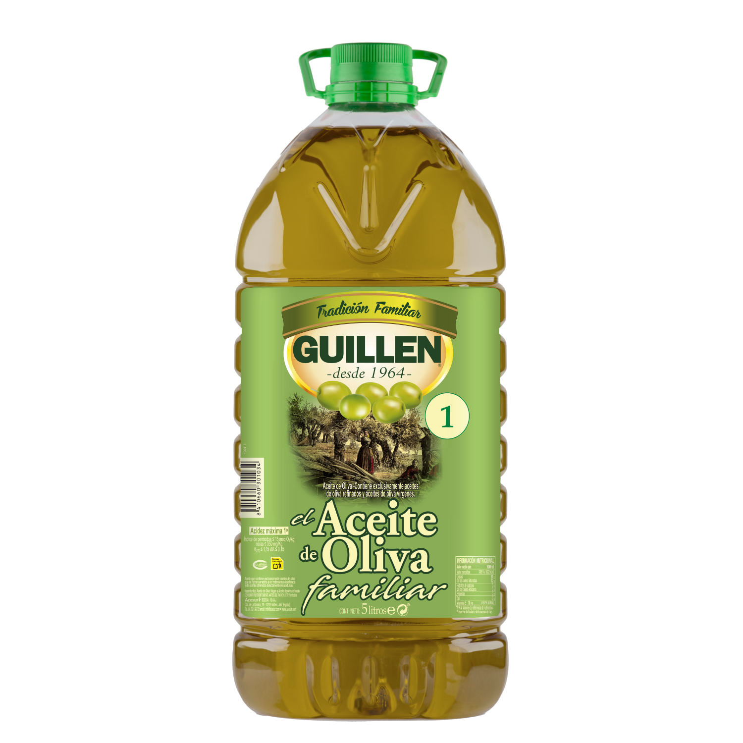 Aceite de Oliva Intenso 1º Guillén — Garrafa 5L